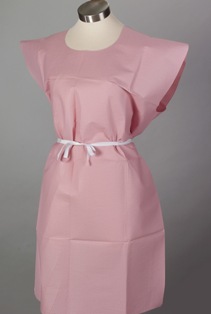 Gown Exam Mauve 3-Ply .. .  .  
